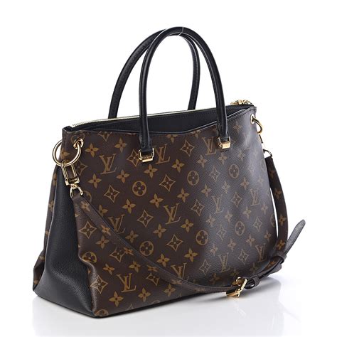 LOUIS VUITTON Monogram Pallas Full Black 